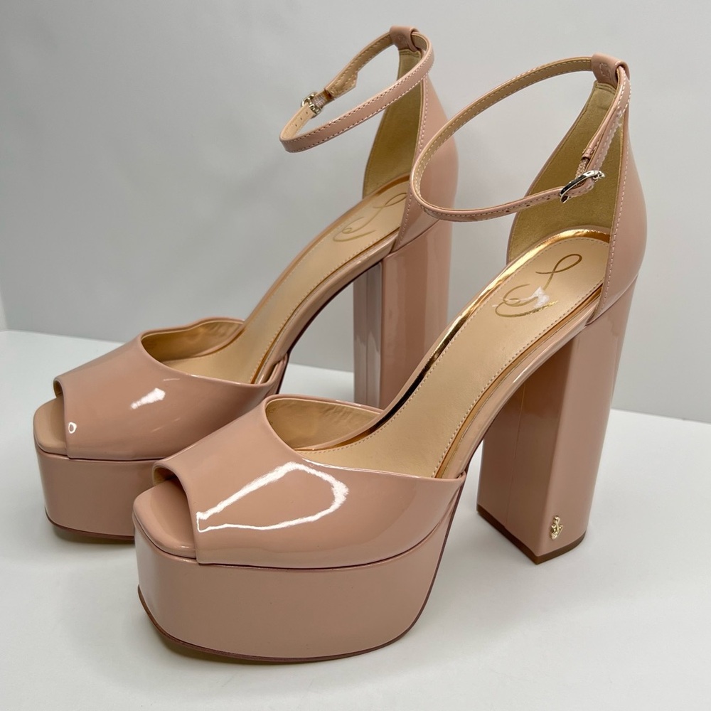 Sam Edelman Kori Platform Heel in Nude Size 9